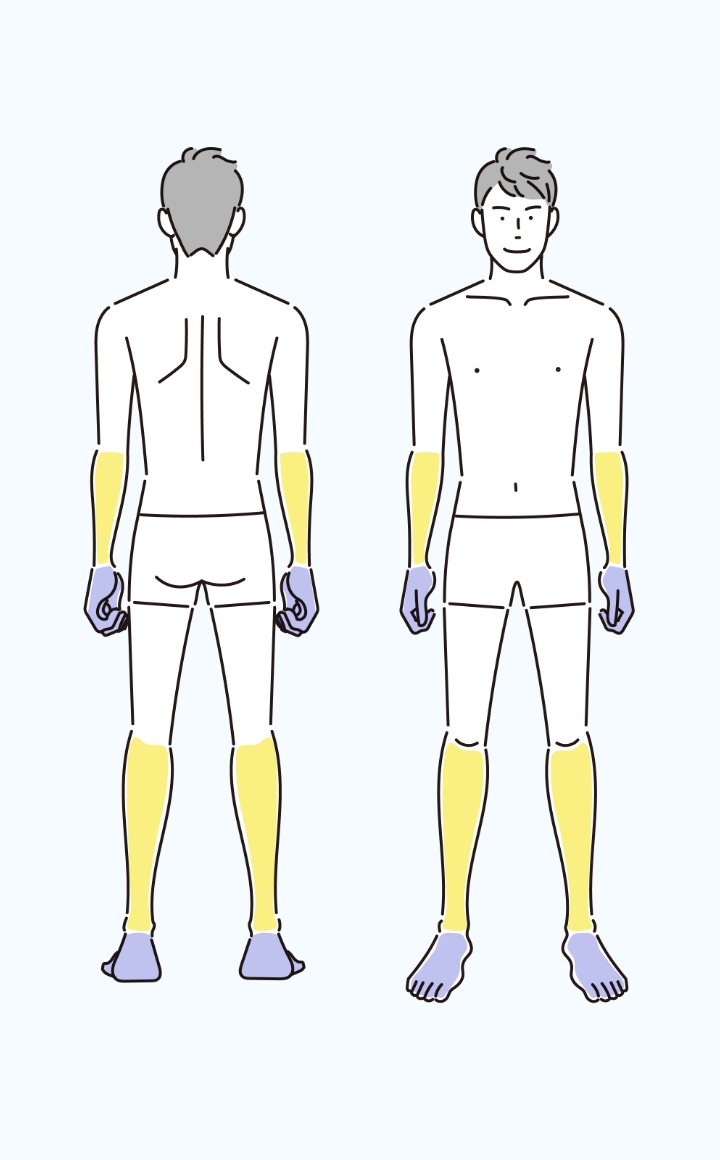 パーツ脱毛イメージ