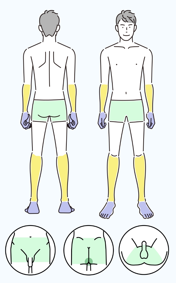 パーツ脱毛イメージ