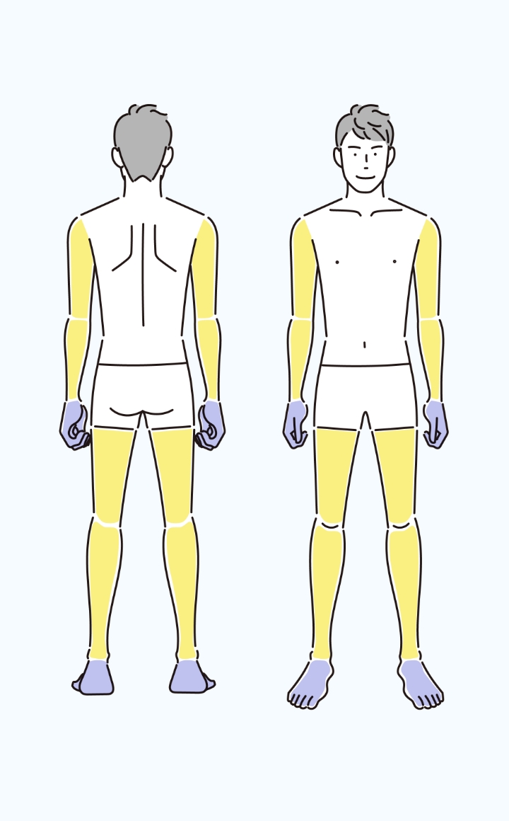 パーツ脱毛イメージ