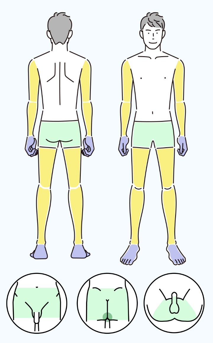 パーツ脱毛イメージ